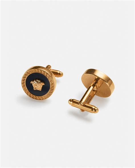 versace cufflinks online|Versace cufflinks gold.